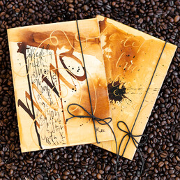 genähtes Doppelbuch